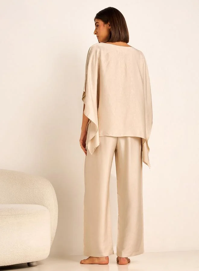 Splash FAV  Pyjama Set Kaftan Top and Pants for Women | Best Price UAE